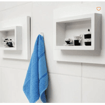 GANCHO AMBAR PLASTICO BRANCO M TEKBOND