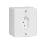 CAIXA ILUMI 1TOM 2P+T 10A 250V BOX