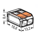 CONECTOR WAGO 221-612 2P 6MM 3UN