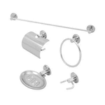 KIT ACESSÓRIOS IMPERIO INOX 5 PEÇAS 10584