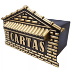 Caixa de CORREIO PVC OURO N°04