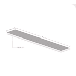SOLEIRA GRANITADA 14X90 MARMORE BRANCO