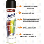 SPRAY COLORGIN PRETO FOSCO 8711