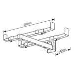 SUPORTE MICRO-ONDAS PTO SBR3.4 BRASFORMA