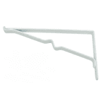 SUPORTE P/ PRAT VIDRO 15 CM BRANCO 3255