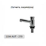 TORNEIRA AQUILIS 1194 AUTOMATICA LAVATORIO LUXO