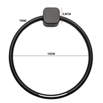 PORTA TOALHA JAPI SAMBA ARGOLA PRETO