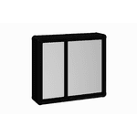 ARMARIO ASTRA SOBREPOR PRETO 54X45X11,3 LBP16/SC*PR