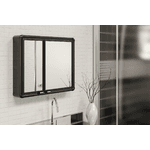 ARMARIO ASTRA SOBREPOR PRETO 54X45X11,3 LBP16/SC*PR