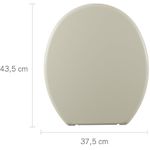 ASSENTO ASTRA ALMOFADADO SLIM BEGE BG8 TAJ/AS*