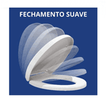 ASSENTO ASTRA FIT/VERSATO SOFT CLOSE BRANCO TVT/SC*BCO-01