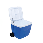 CAIXA TERMICA 42L MOR AZUL C/ RODA