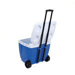 CAIXA TERMICA 42L MOR AZUL C/ RODA