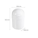 CESTO ASTRA MULTIUSO COM TAMPA BASCULANTE BRANCO CT5 BR1
