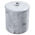 CESTO ASTRA MULTIUSO COM TAMPA BRANCO-MARMORIZADO CT4M BR-MM