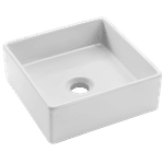 CUBA DE APOIO QUADRADA ICASA 30CM BRANCO ICA1700