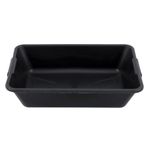 CACAMBA P/MASSA PVC 40 LT PRETA NOVA