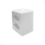 Caixa ILUMI 2 tomada 2P+T 10A 250V BOX