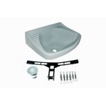 LAVATORIO ASTRA PLASTICO CINZA 36X26 CZ2 LV0
