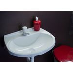 LAVATORIO ASTRA PLASTICO BRANCO 50X40 BR1 LV3