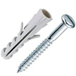 PARAFUSO COM BUCHA FENDA N.08 TEMFIX 4 UN