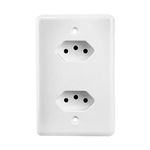 PLACA ESP ILUMI LEV 4X2 P/2 D 8808