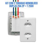 PLACA ESP ILUMI LEV 4X2 P/2 D 8808