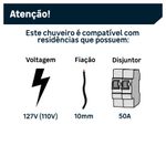 DUCHA SUPER ELETRONICA 127V 5400W