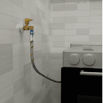 ENGATE FLEX INOX P/GAS 1.20MT ESPIG BLUKIT 182515