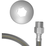 ENGATE FLEX INOX P/GAS 1.20MT ROSC BLUKIT 180604