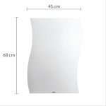 ESPELHO ASTRA 45X60 PRATA VIOLETA