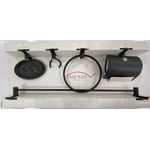 KIT ACESSÓRIOS AQUILIS STANDER PRETO 5 PEÇAS