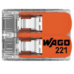 CONECTOR WAGO 221-412 2P 4MM 6UN
