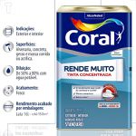 TINTA ACRILICA RENDE MUITO 16LT AMARELO FREVO