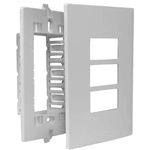 PLACA ESP ILUMI I9 4X2 P/3 D 96100