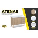 Gabinete ATENAS 1,16MT CJ - Rorato