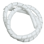 ORGANIZADOR FIO 1MT BRANCO OVERTIME 10MM