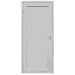 PORTA ALUMINIO ESAL BRANCO MAXX LAMBRIL FECH 0,70 CM