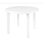 MESA PLAST REDONDA DESMONTAVEL MOR