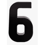 NUMERO RESID PRETO 6/9