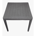 MESA PLAST QUAD DESMONTAVEL RATTAM CINZA VINTO