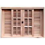 VENEZIANA SID CORR EUCALIPTO RETA 100X120