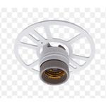 PLAFON VINTO C/RECEPTAC ROSQUEADO DECORE BCO