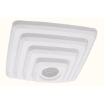 PLAFON VINTO C/RECEPTAC ROSQUEADO QUAD BCO