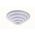 PLAFON VINTO C/RECEPTAC ROSQUEADO RED BCO