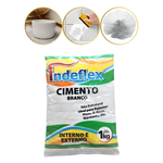 CIMENTO BRANCO 1KG INDEFLEX