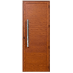 PORTA ALUMINIO ESAL MADEIRO MAXX LAMBRIL COM PUXADOR 80 CM 0,90 CM 