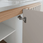 GABINETE MGM AGATA 1,94MT CAPPUCCINO/FREIJO