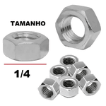 PORCA PARA PARAFUSO 1/4 TEMFIX 10 UN