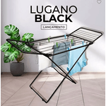 VARAL CHAO LUGANO C/ ABAS 101180 BLACK SECALUX